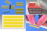 Διπλή SMT ταινία ισχυρά συγκολλητικά 8mm κίτρινα 5mm X 40mm συναρμογών ESD μέγεθος ενιαίο SMT που συνδέει την ταινία
