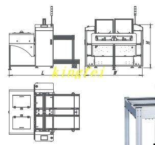 Αγορά NL-M-TN SMT Loader Unloader Μηχανή NG / OK Γεωργός σε απευθείας σύνδεση κατασκευή