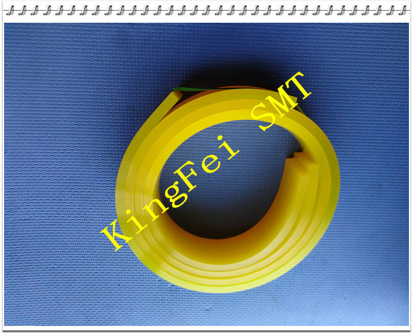 Κίτρινο λαστιχένιο ελαστικό μάκτρο 50 X 9mm σκληρότητα 90° για για τη μηχανή εκτυπωτών